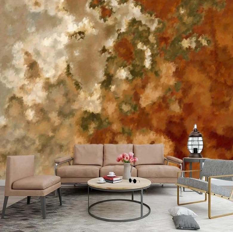 Art mural relief graffiti papier peint panoramique haut de gamme pour salon et intérieur 3D
