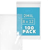 Vista 9 de GPI - Bolsas con cremallera de 7 x 10 pulgadas, bolsas de plástico transparente con cierre con cierre superior resellable para sándwiches