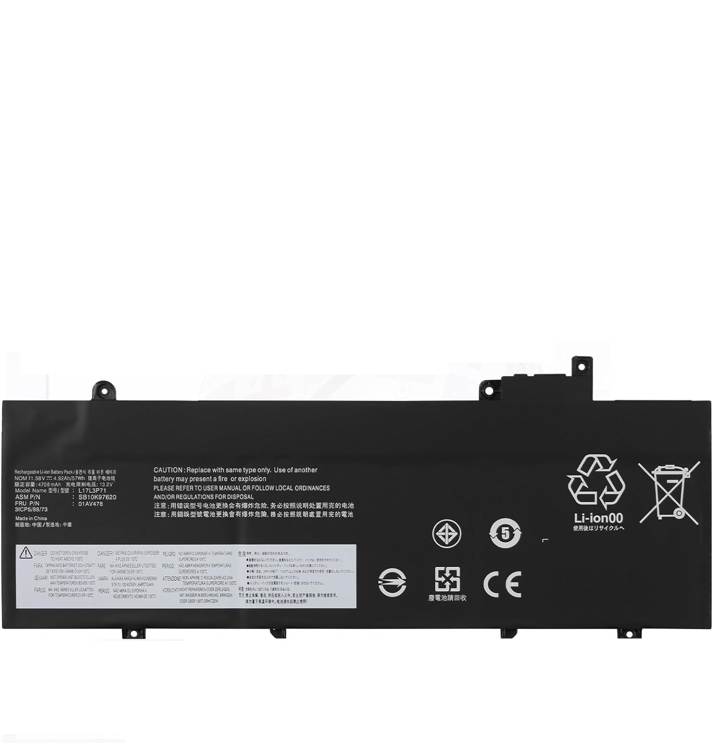 Wefly L17M3P72 L17L3P71 Laptop Battery Compatible for Lenovo ThinkPad T480S Series L17M3P71 01AV478 SB10K97620 01AV479 SB10K97621 01AV480 SB10K97622 Laptop Battery (B0CT3LRNZQ) Amazon Price History, Amazon Price Tracker