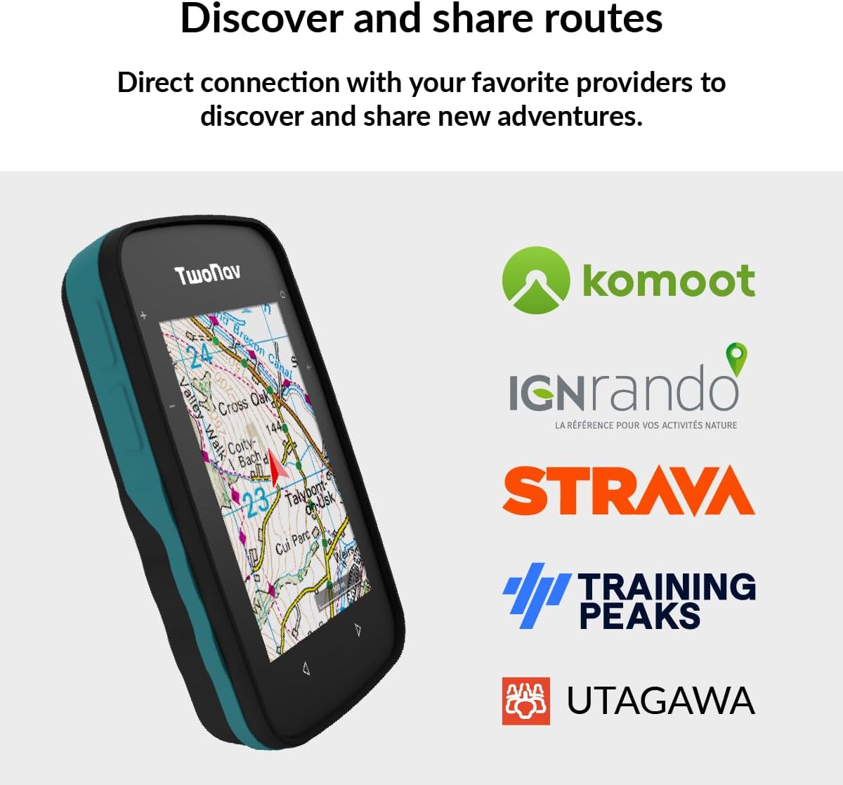 TwoNav Cross Plus (32 GB) + Maps Included, GPS Bike Computer with 3.2-inch Screen for MTB, Cycling, Trekking or Hiking