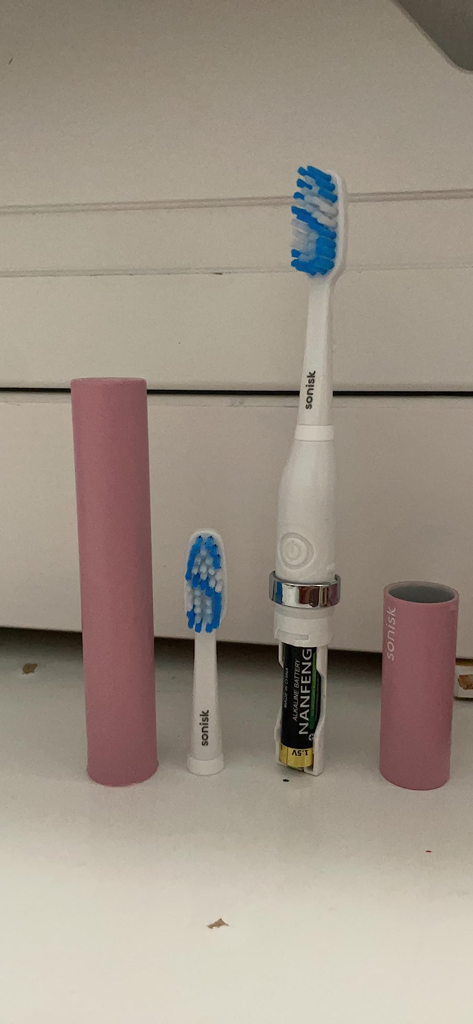 Sonisk Pulse Battery Powered Electric Toothbrush Portable Travel