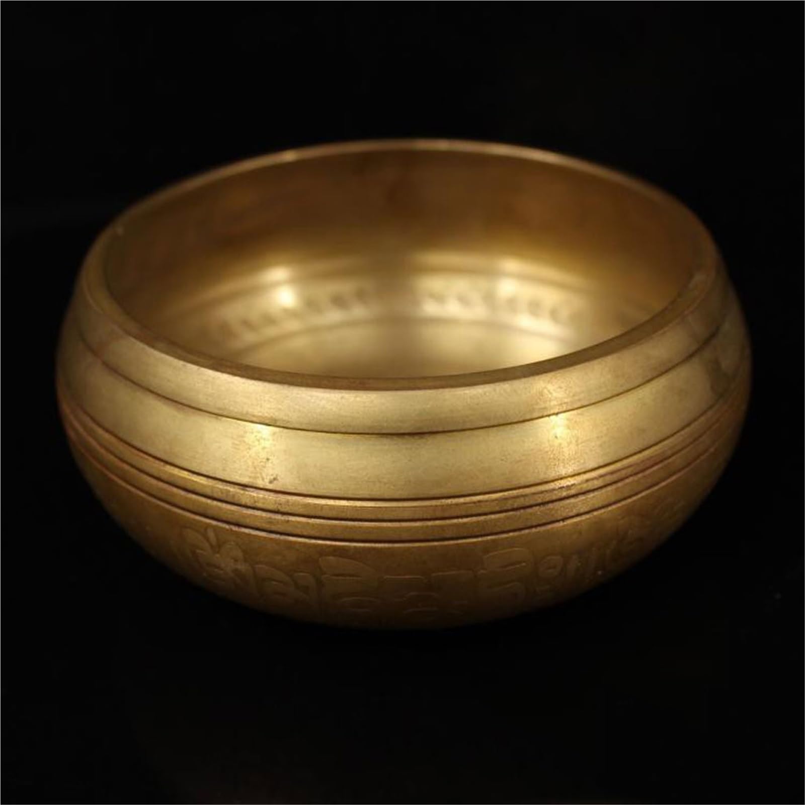 Tibetische Klangschale aus reinem Kupfer, handgefertigte Buddha-Klangschale for heilende Gebetsmeditation Klangschalen