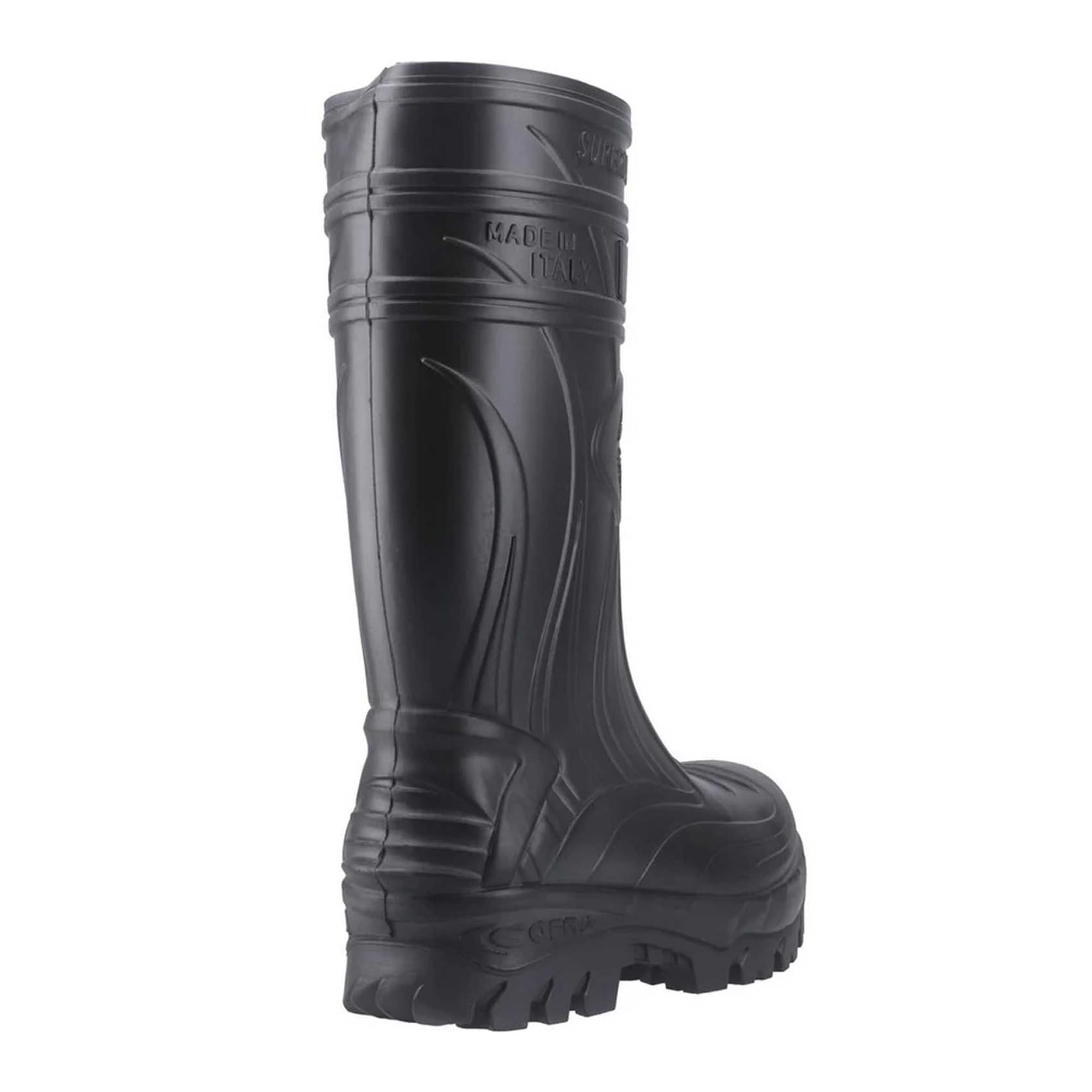 COFRA THERMIC BLACK S5S MET MISURA STIVALE PU/GOMMA ANTISTATICO Scarpa da lavoro antinfortunistica termica isolante dal freddo