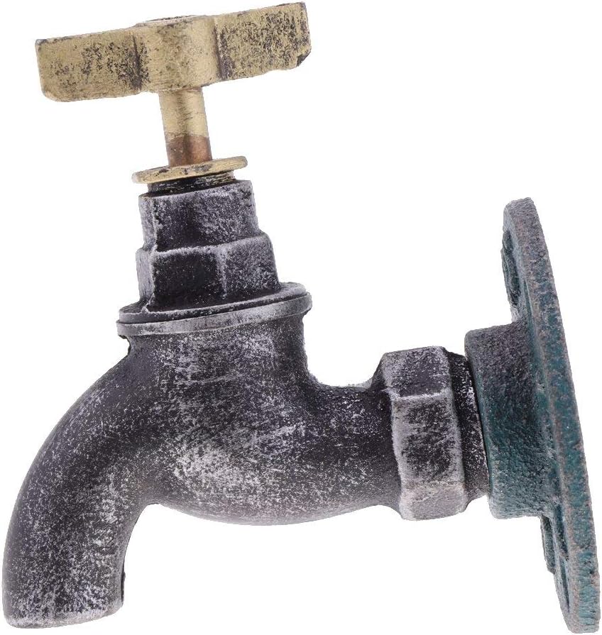 3 Pieces Vintage Faucet Wall-Mounted Hook Coat Hooks Towel Holder Hanger for Kitchen, Bedroom, Bathroom