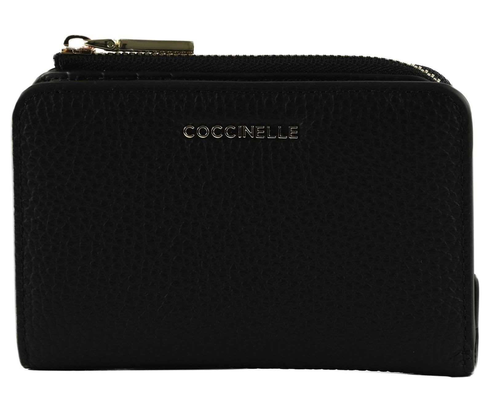 Coccinelle Pelle portafoglio Metallic Soft Wallet Noir nero