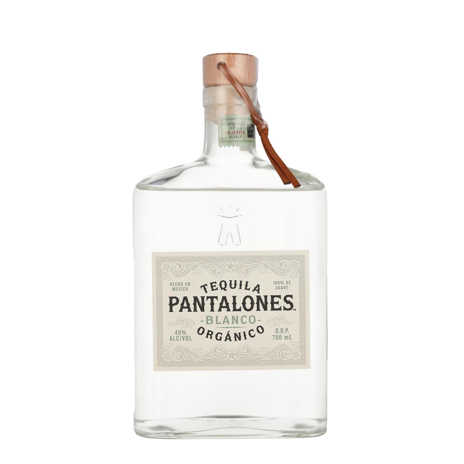 Pantalones Tequila Blanco Orgánico 100% Blue Weber Agave 700ml 40% Vol. Mexico