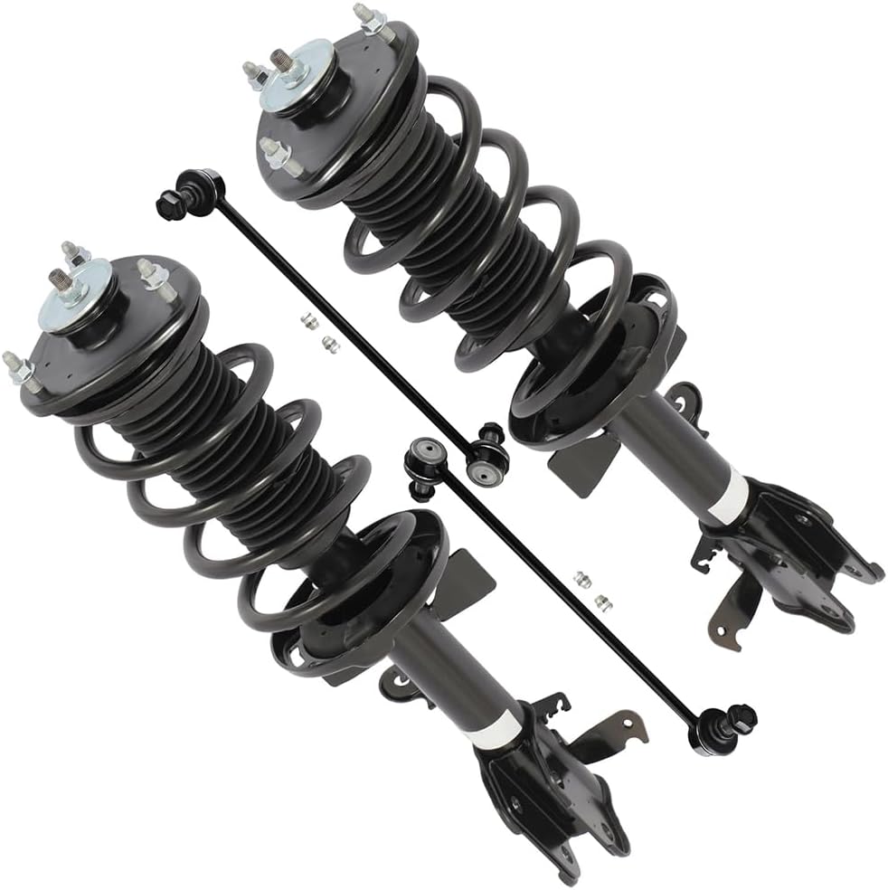 Struts Shock suspension kit for Honda Odyssey (3.5 L)2011 2012 2013 2014 2015 2016 2017 for Honda Odyssey Front Complete Strut Assembly and Stabilizer Bar Link Kit, 4 PCS