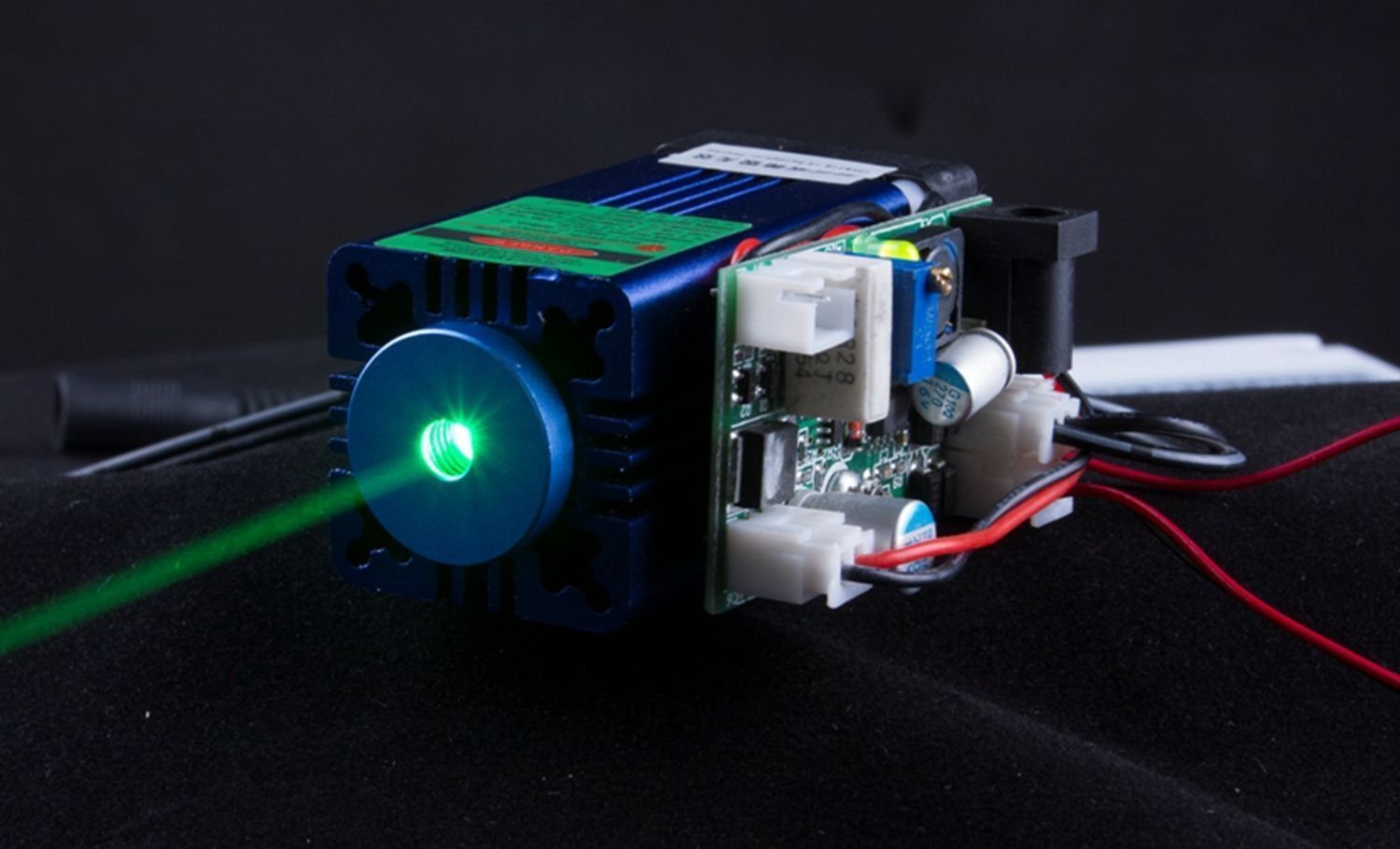 12V TTL Grüne Diode Laser 520nm 50mW Einstellbare Punkt-Laser-Modul/Lüfterkühlung - die lange Zeit