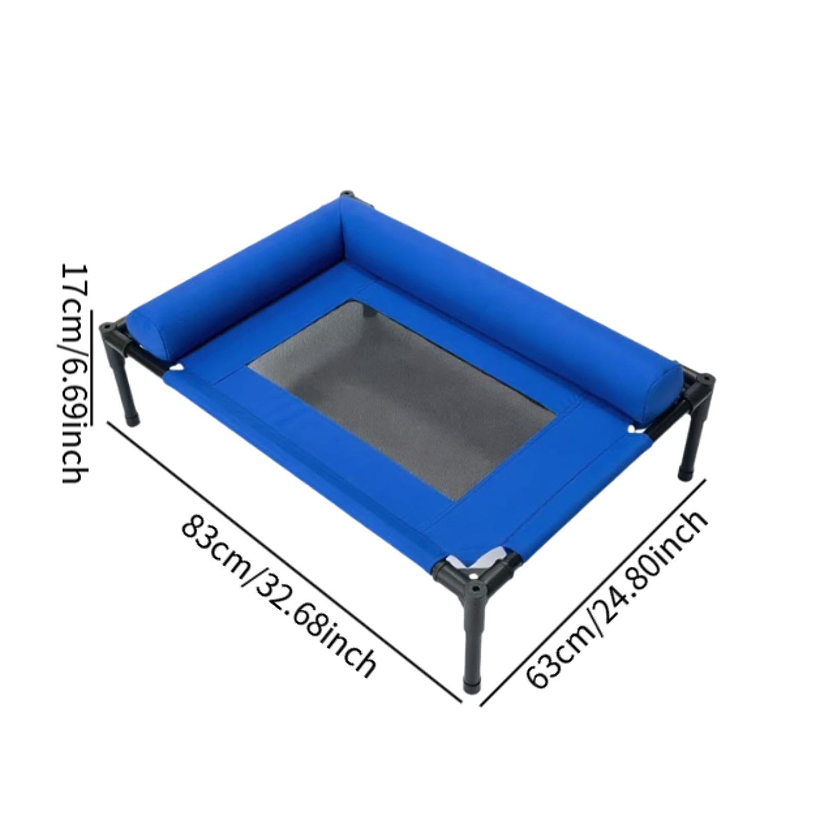 KESOTO Cuccia rialzata per Cani, Lettino rialzato per Cani, Facile da Pulire, Accessori Lavabili, Amaca Estiva per Animali Domestici con Rete Traspirante per, L