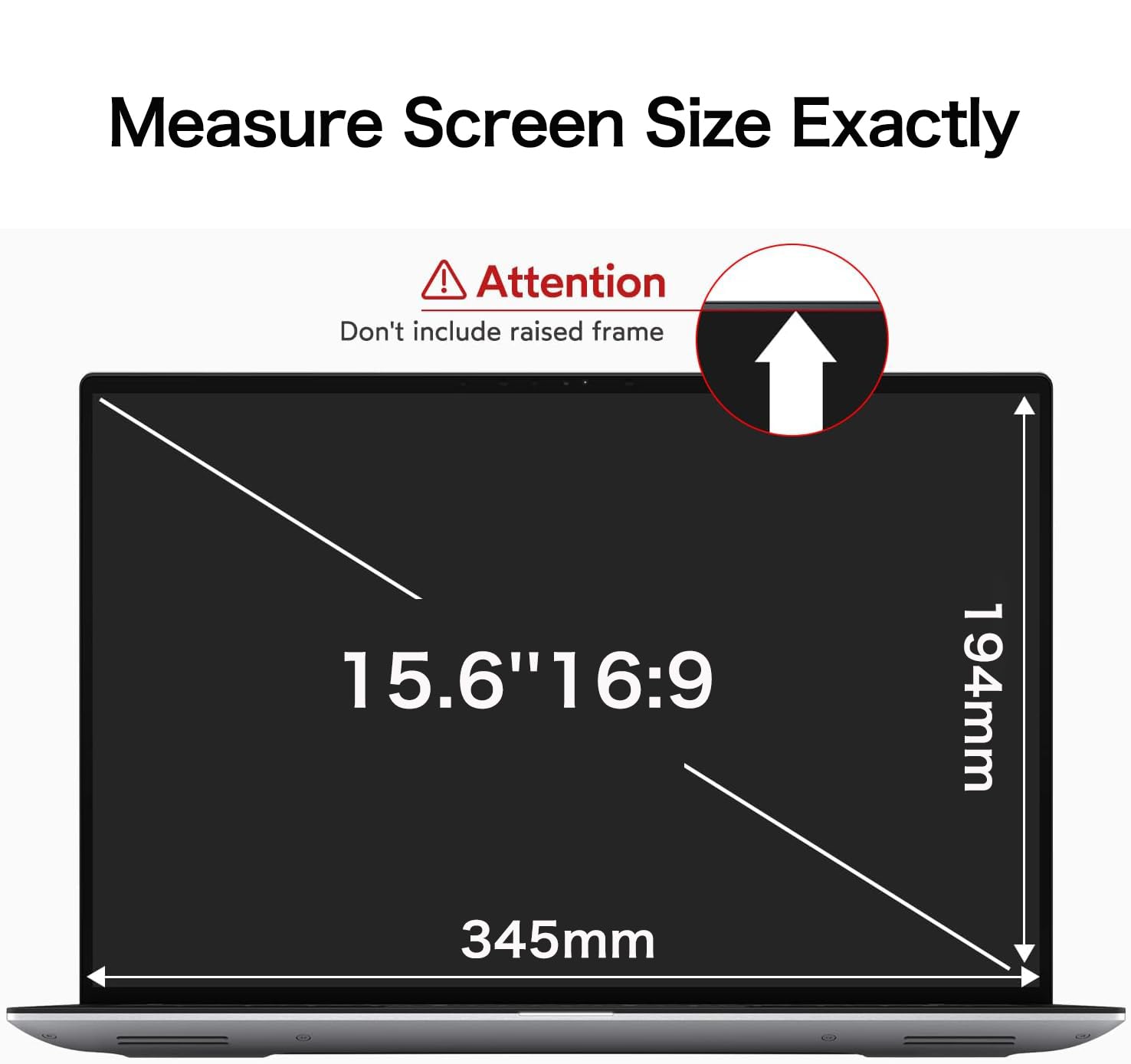 FiiMoo 2 Pezzi 15.6 Pollici Filtro Schermo Privacy, Pellicola Privacy Filter, Anti Blu Luce Pellicola Protezione della Privacy Filter, Protettiva Privacy per Schermi Laptop Widescreen - 15.6" 16:9