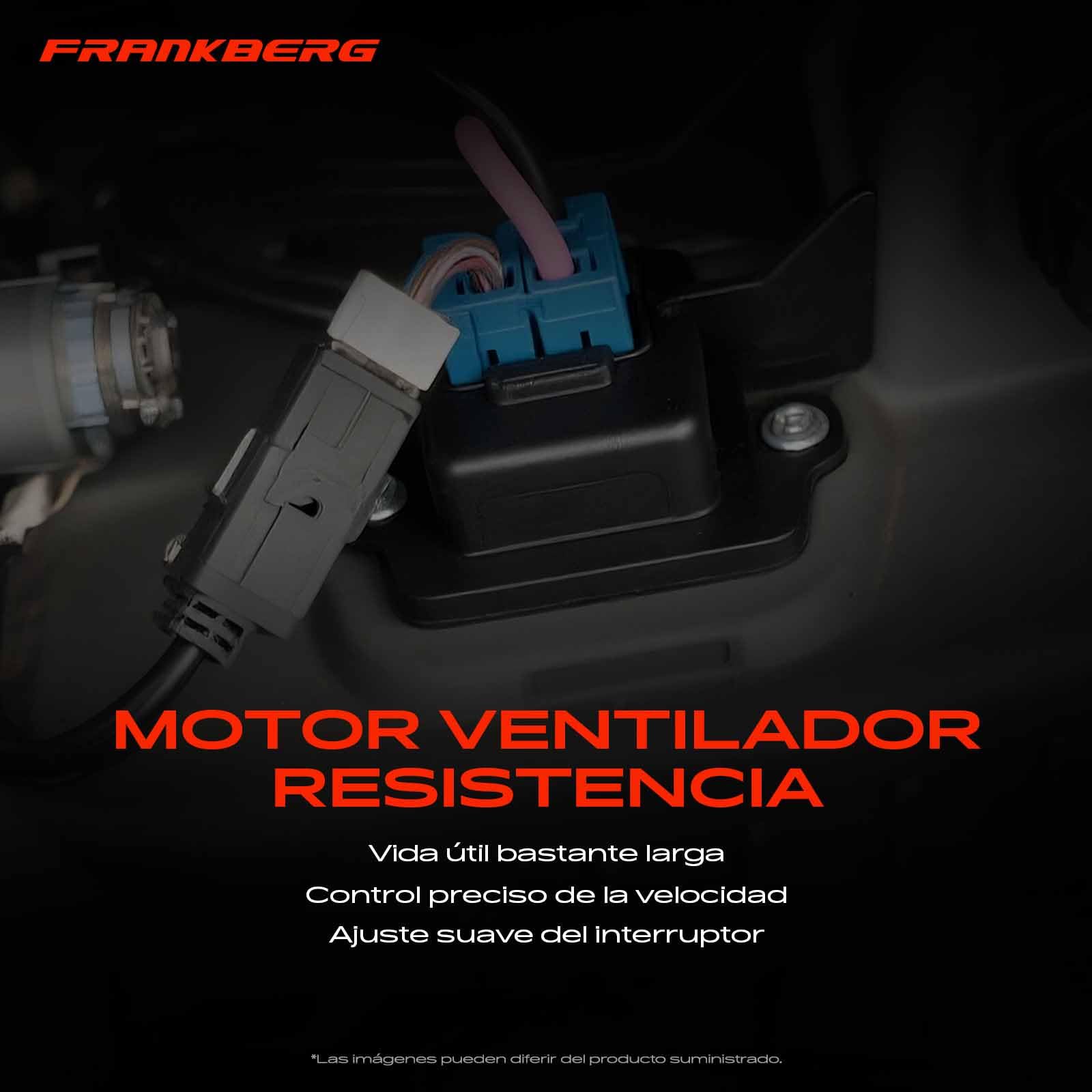 Frankberg Resistencia del calentador Regulador del soplador 2 + 3 Polos Compatible con Serie 5 Touring E61 Serie 5 E60 Serie 6 cabrio E64 Serie 6 E63 Replace# 67636988452