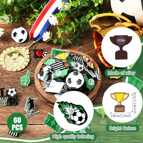 Image of Knitgrip 60 Pcs Football Softball Soccer Volleyball Baseball Enamel Pins Bulk Sport Trading Lapel Pin Senior Night Party Favors for Hat Shirt Backpack Sport Player Award Gift, 12 Style