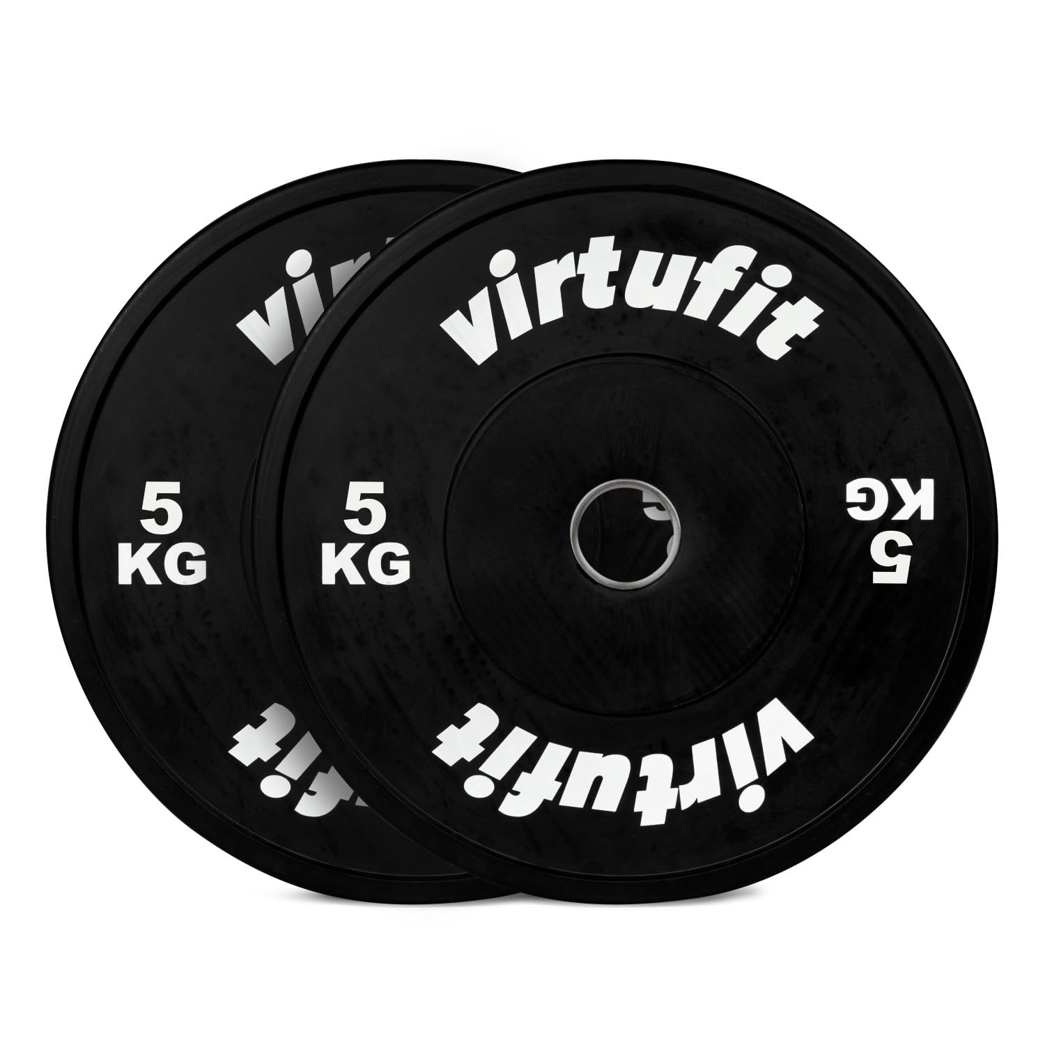 VirtuFit Set Bumper Plate in gomma – Dischi peso olimpici van Rubber – 100 kg