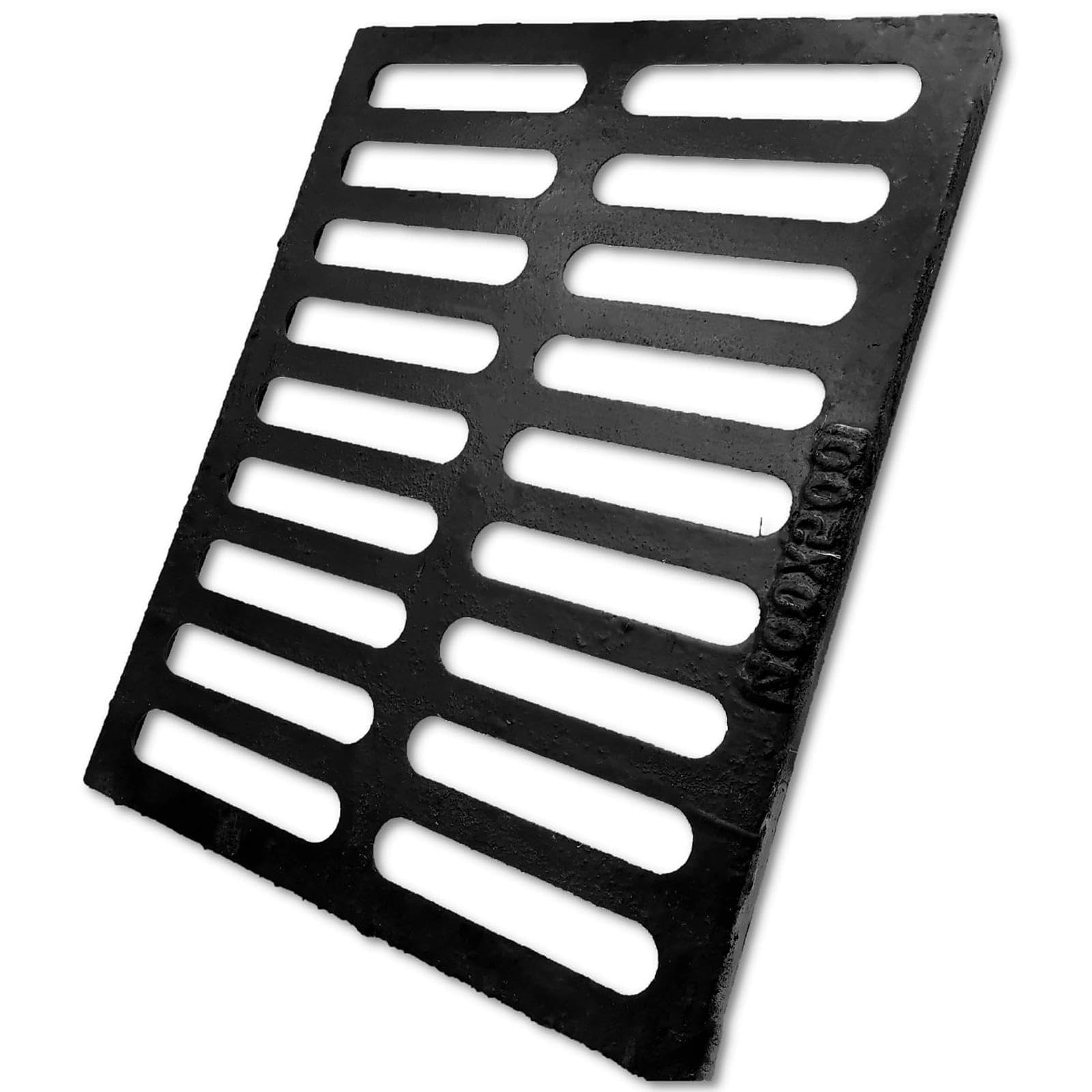 Cast Iron Drain Grate, Driveway Channel Cover 20x16 in A-Class