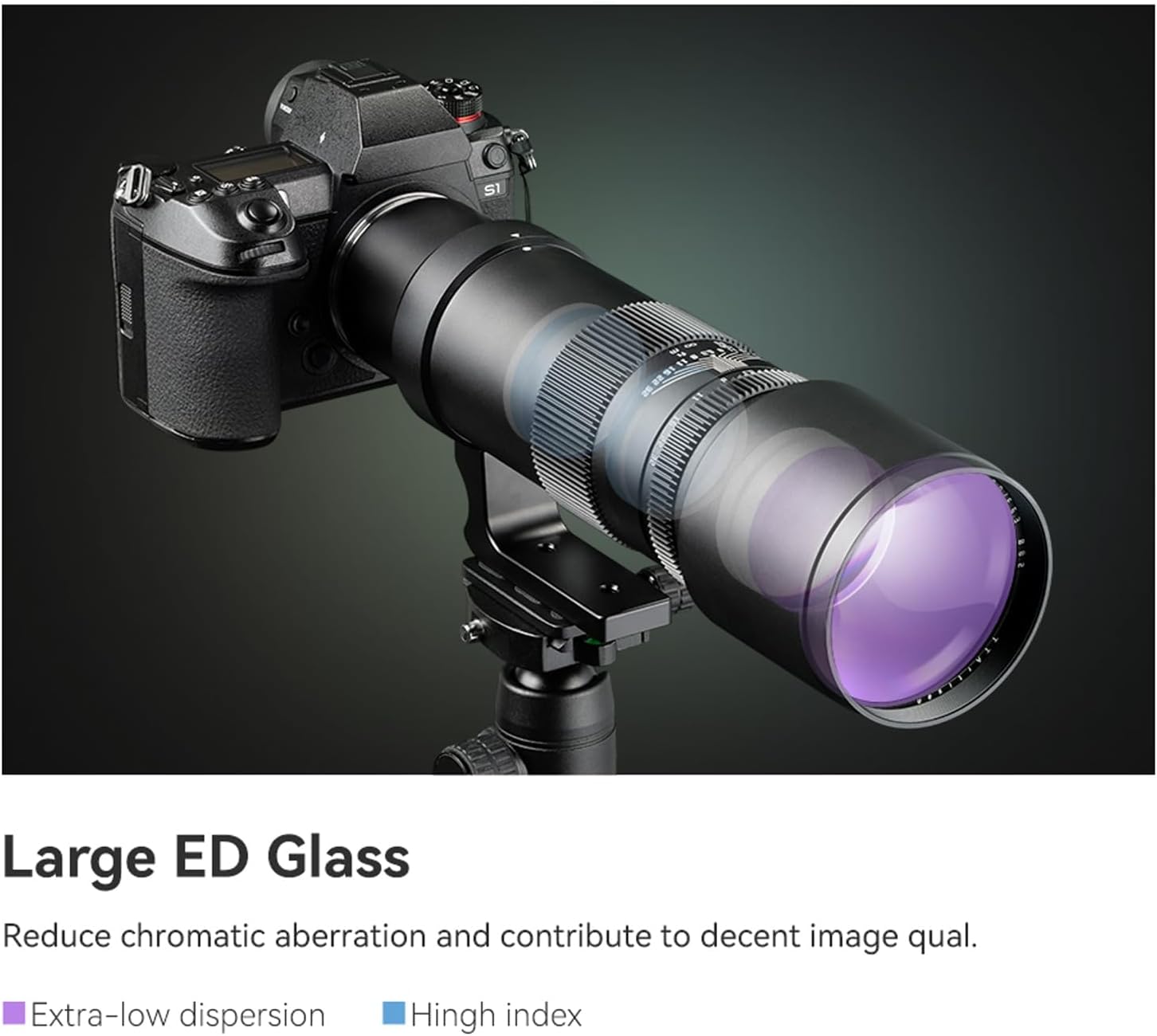 Aperture Low Light Telephoto Lens APEXEL 50X Super Telephoto Lens