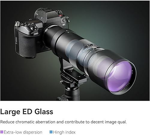 Miniatura 5 de TTArtisan 19.685 in F6.3 Full Frame Manual Focal Super Teleobjetivo Lente para Sony E-Mount Cámaras A7IIII A7R A7RII A7RIII A7RIII A7RV A7RV A7SII