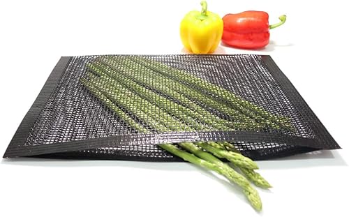Bluedrop Bolsas de malla grandes para barbacoa, antiadherentes, para hornear, para barbacoa, herramienta de picnic al aire libre, 11.8 x 15.7 in,
