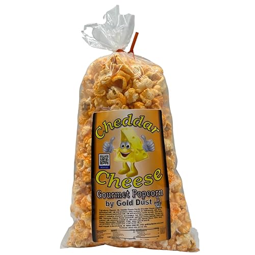 Miniatura 3 de Gold Dust Kettle Maíz  Queso Cheddar  Bolsa gourmet de palomitas de maíz  Sin OMG  Fabricado con aceite de maíz  Ligero y esponjoso  Palomitas de