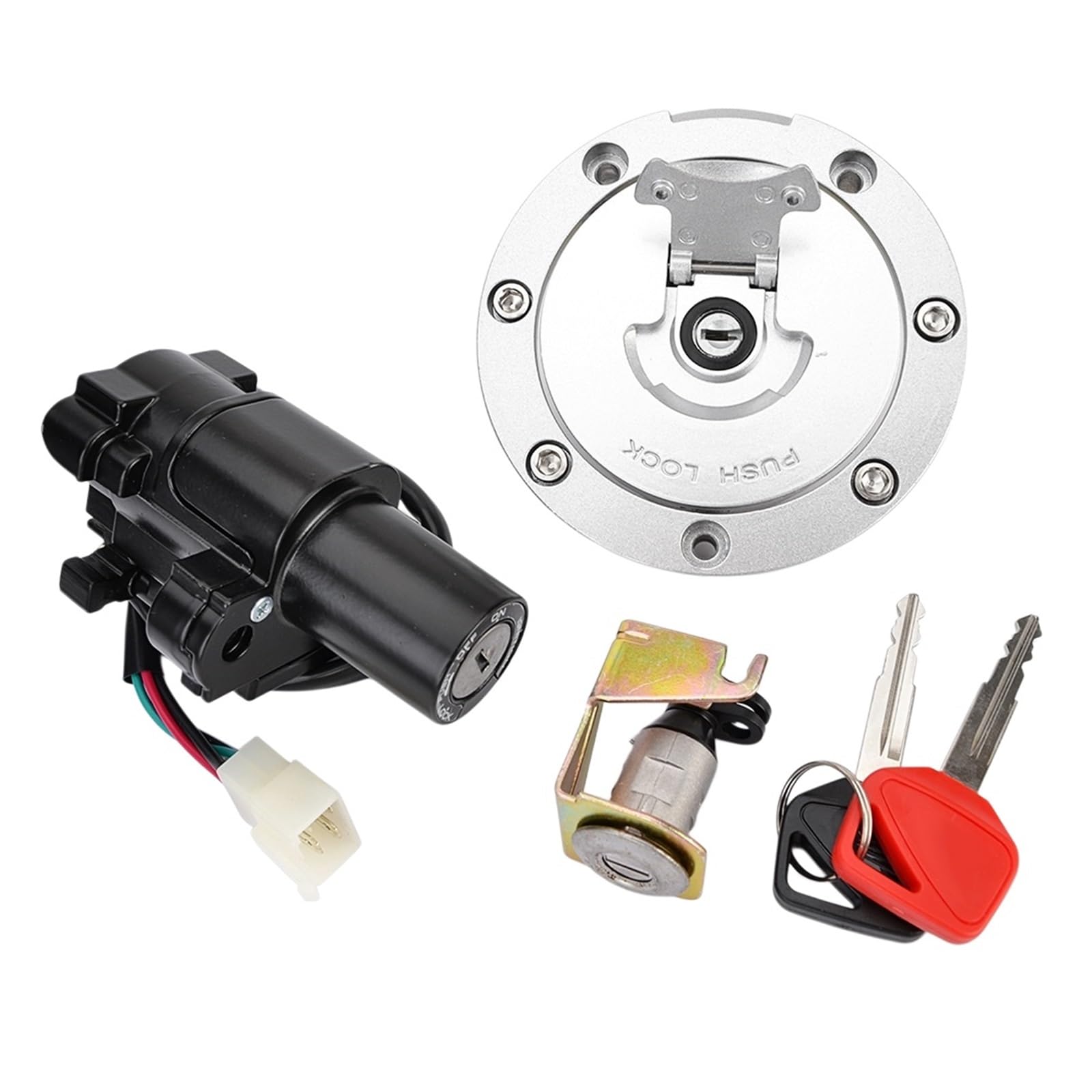 Tapa Combustible para Hond&a CBR600 CBR900RR Bloqueo Tapa Combustible