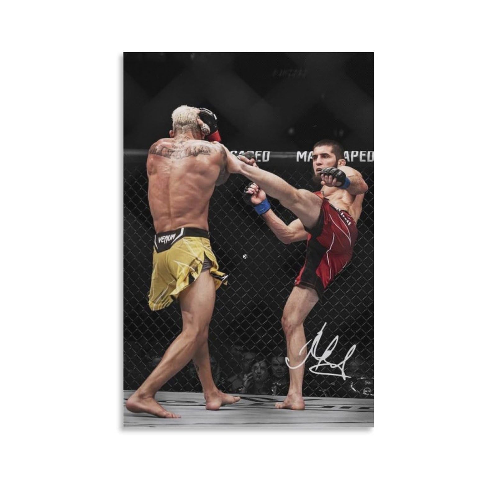 FCOIN Islam Makhachev Canvas Poster Poster Print Art Wall Painting Canvas Posters Modern Bedroom Decor 20x30inch(50x75cm)