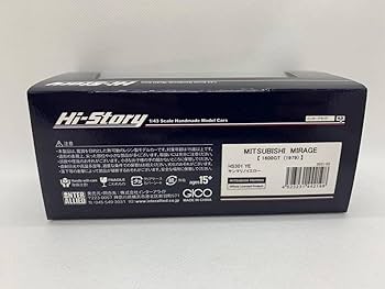 Amazon | Hi-Story 1/43 三菱 MITSUBISHI MIRAGE 1600GT 1979
