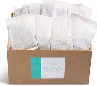 Sarasota Tea, 1 Gallon Tea Bags, Gourmet Black Orange Pekoe Iced Tea Bags, Iced Tea Packs, (48 Count)