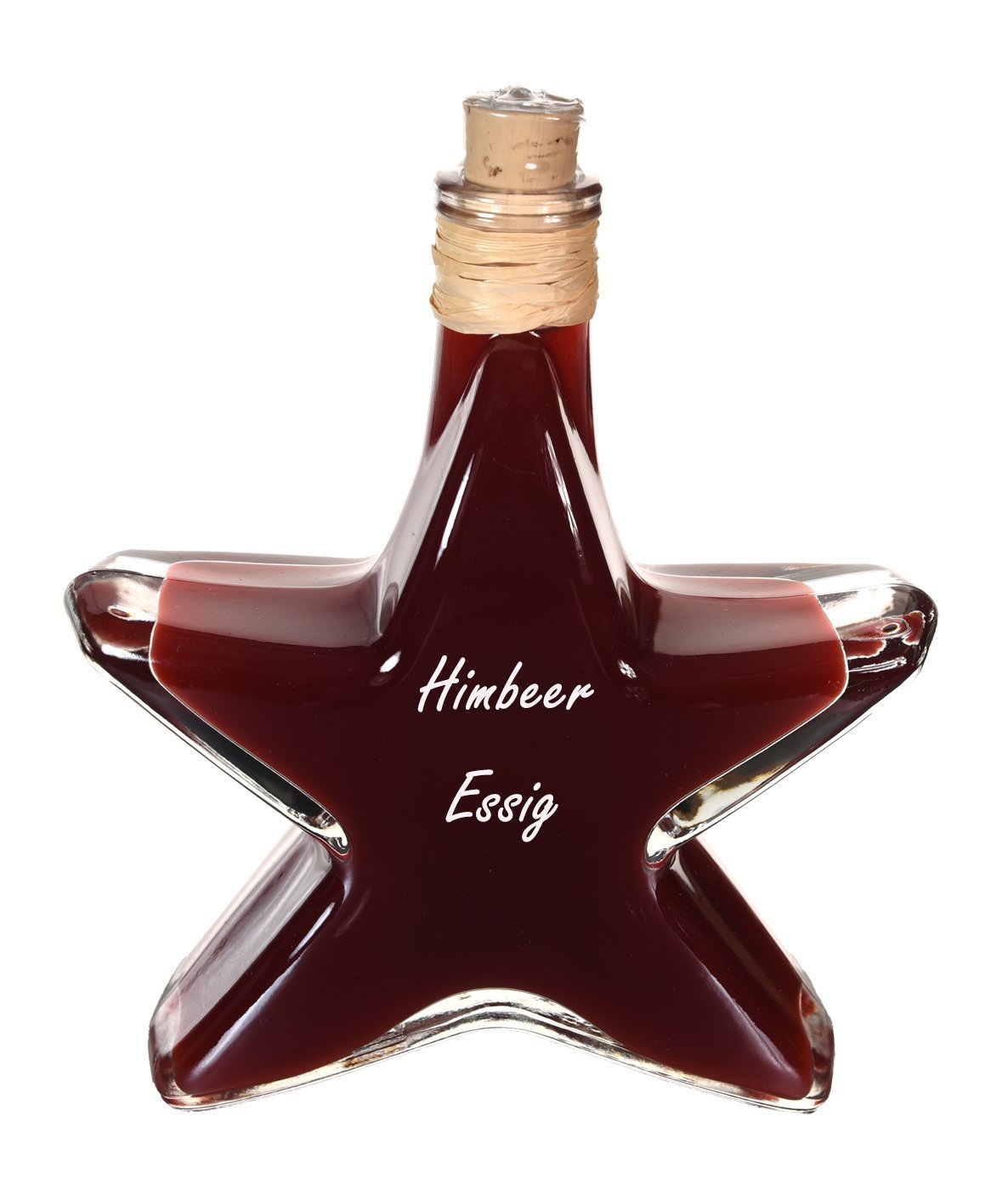 20 x Himbeer Aperitif Essig nur milde 3 % Säure Stern Flasche 0,2l | 15 % Mengenrabatt