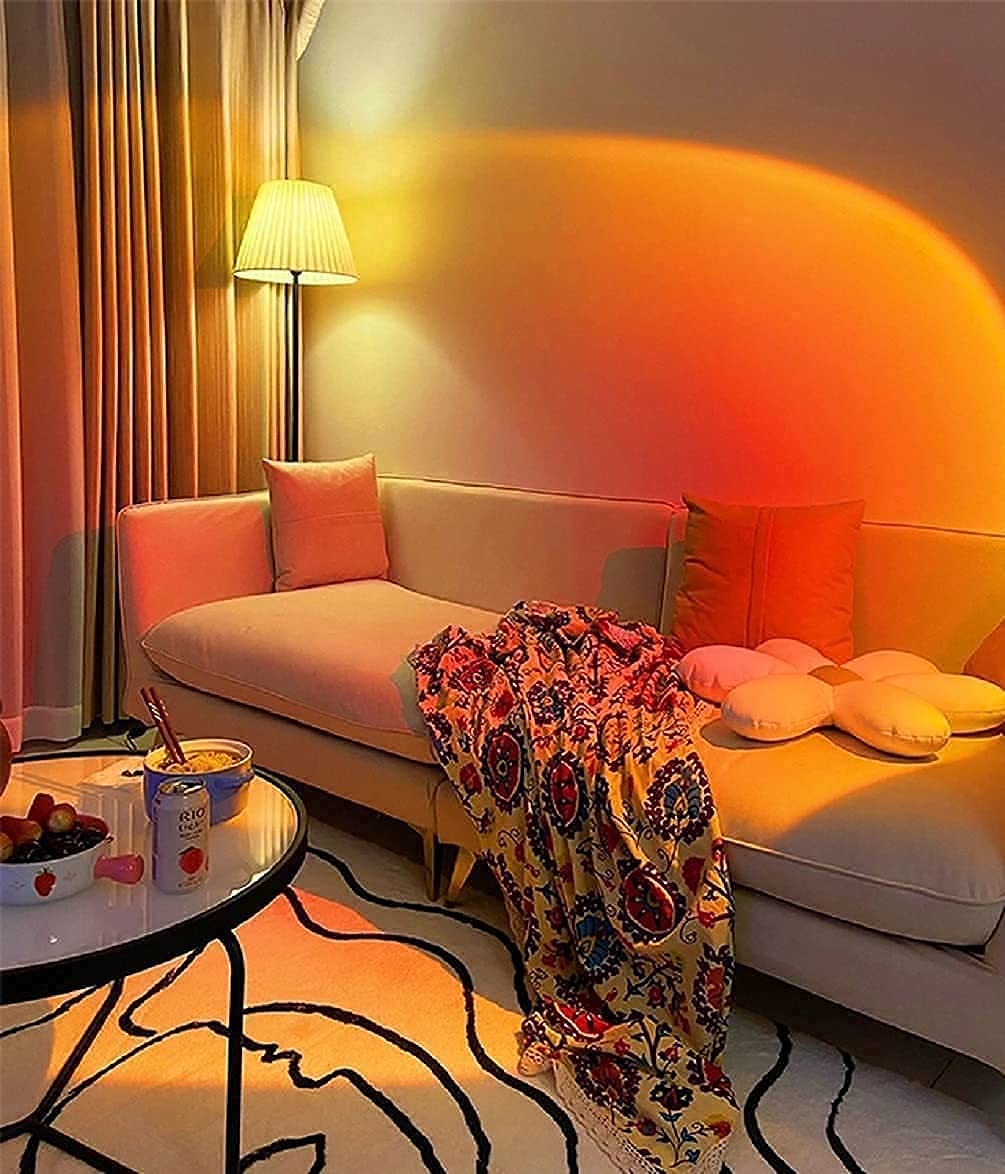 置物 Sunset Aglow Buy Anugrah Sunset Light LED Projector 16 Colors Changing with
