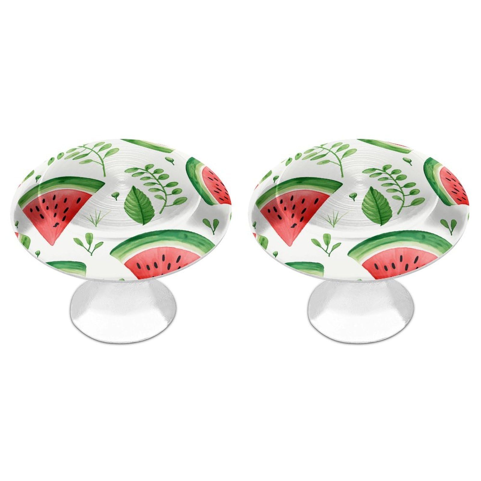 NTVOWPZO Cabinet Handles Round Drawer Pulls Watermelon Pattern Dresser Knobs for Cabinets and Drawers Handle for Bathroom Cupboard Drawers Cabinet Pulls for Kitchen Door