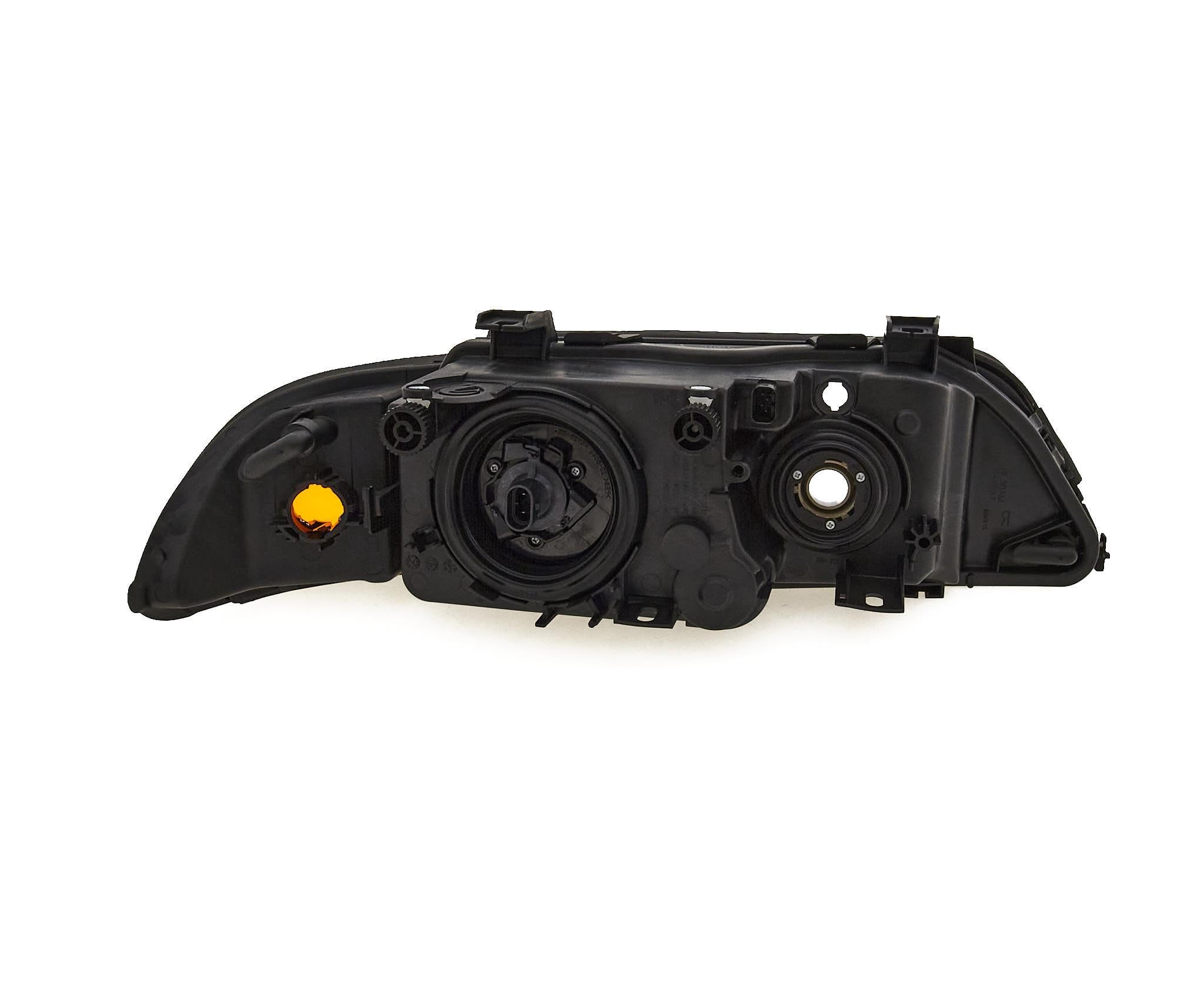carro Faros delanteros, Lámpara delantera Izquierda 63128362463 adecuado para BMW 5 E39 1996-2000, con servomotor para reg. alcance luces, H7/HB3, CEE