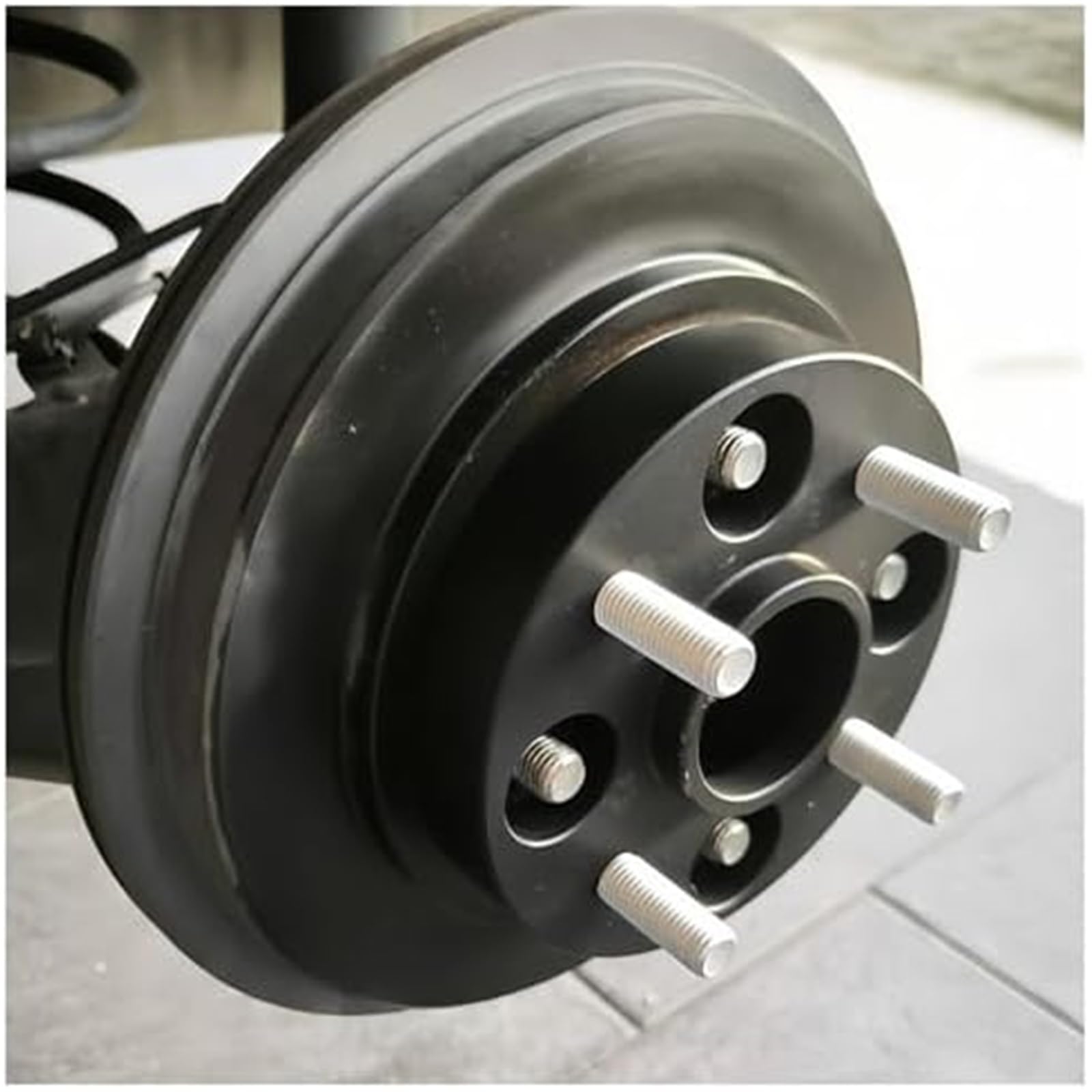 Dystans koła zawieszenia Adaptery dla kół 2-częściowy adapter dystansowy, Alto/do Swift/Alivio/Every/Ciaz/Spacia M12x1,25(BLACK 2PCS 35mm Black)