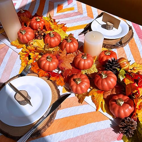 Winlyn12pcssmallharvestorangeartificialpumpkinsdecorativefallpumpkinsdarkorangefauxfoampumpkinsforrusticfarmhousehalloweenthanksgivingpartytablecenterpieceautumnhomedecor Urban Country Home Decor Winlyn 12 pcs small harvest orange artificial pumpkins decorative fall pumpkins dark orange faux foam pumpkins for rustic farmhouse halloween thanksgiving party table centerpiece autumn home decor urban country home decor