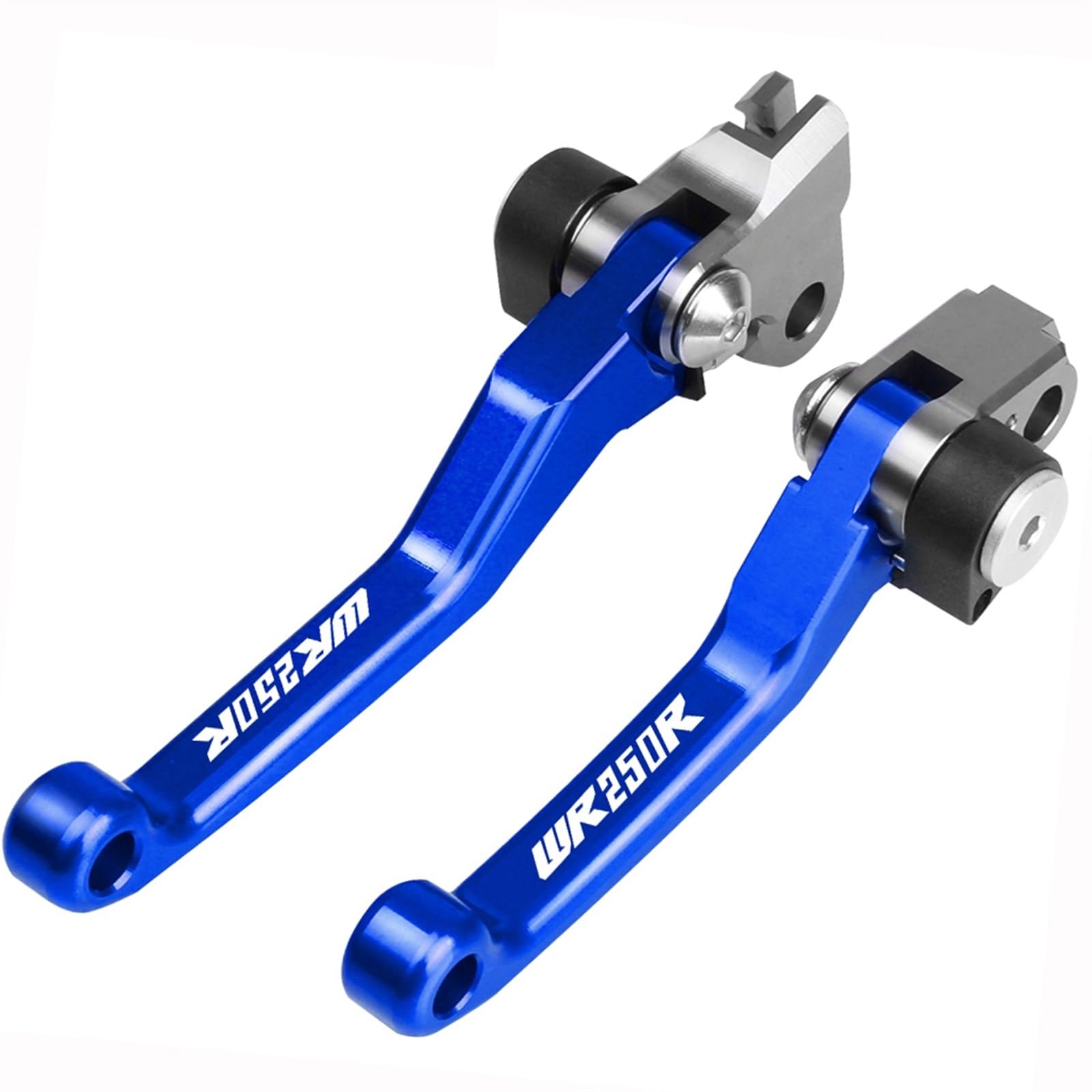 Levier de frein Yamaha WR250R pivotant anti-casse en aluminium CNC bleu