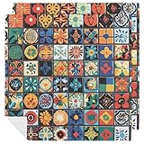 Marokkanische Stoffservietten, Mandala-Blume, wiederverwendbar, für Zuhause, Hotel, Restaurant, Hochzeiten, Partys, 2 Stück