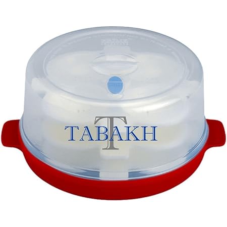 Tabakh Prime 3-Rack Microwave Idly Maker, Makes 12 Idlis (Color may vary)