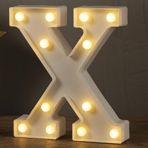 Miniatura 11 de HXWEIYE Letrero con luces LED para números iluminados-5, luces LED para carteles con números de marquesina y 26 letras del alfabeto y 10 números