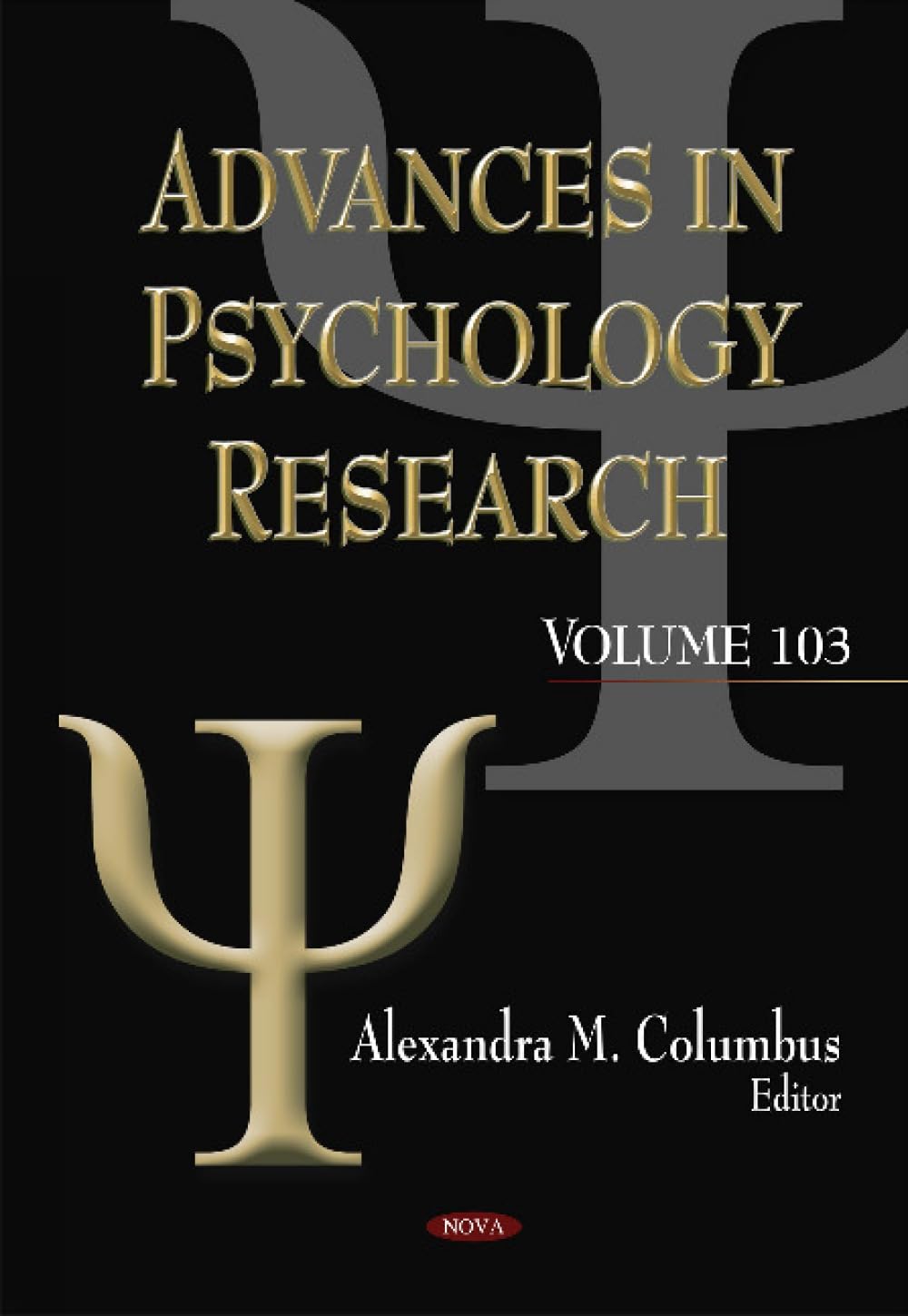 Buy Advances in Psychology Research: Volume 103 — BookShops.in