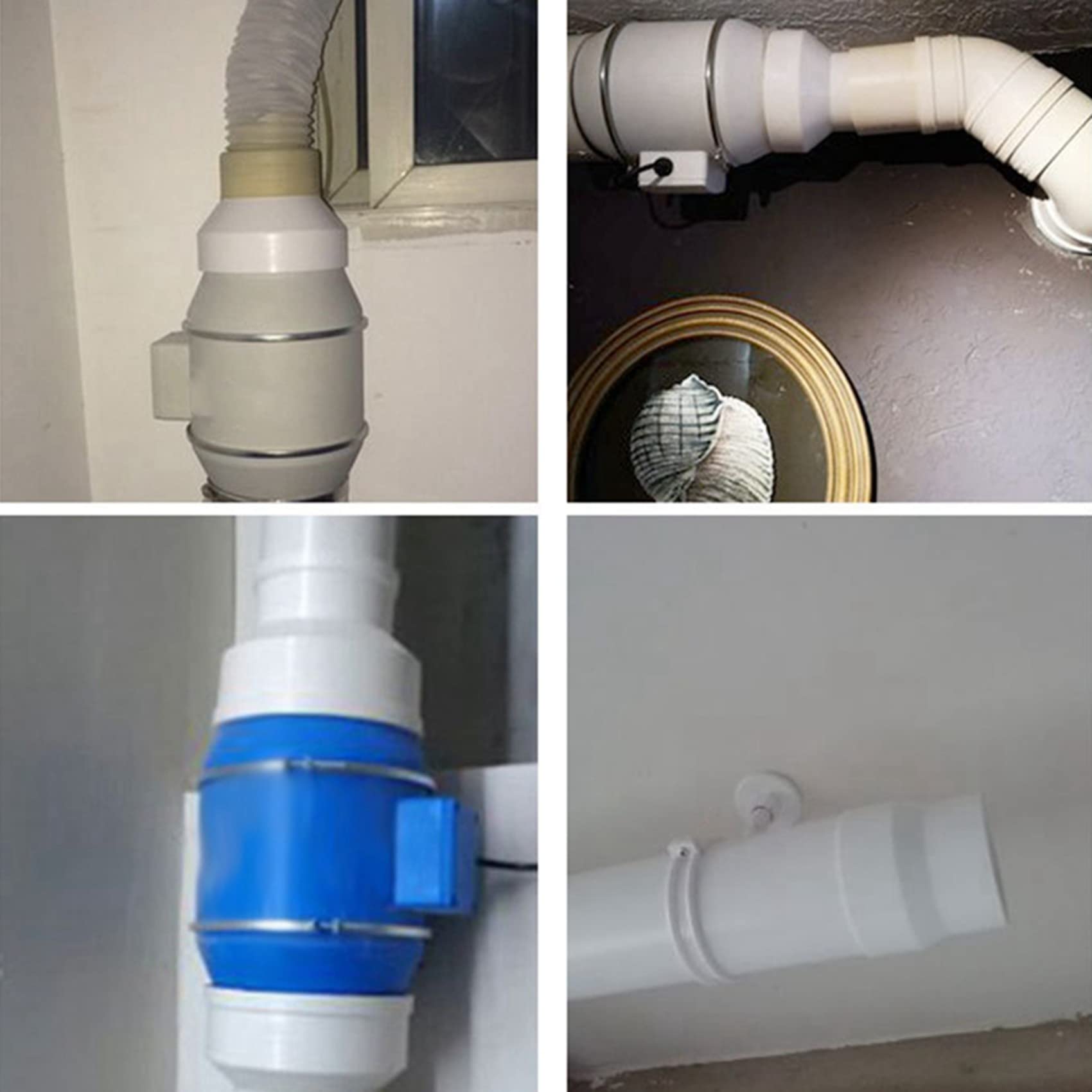 Ventilatie Pijp Reducer Adapter Pijp Duct Adapter Pijp Connector Voor Inline Ventilatiesysteem 150