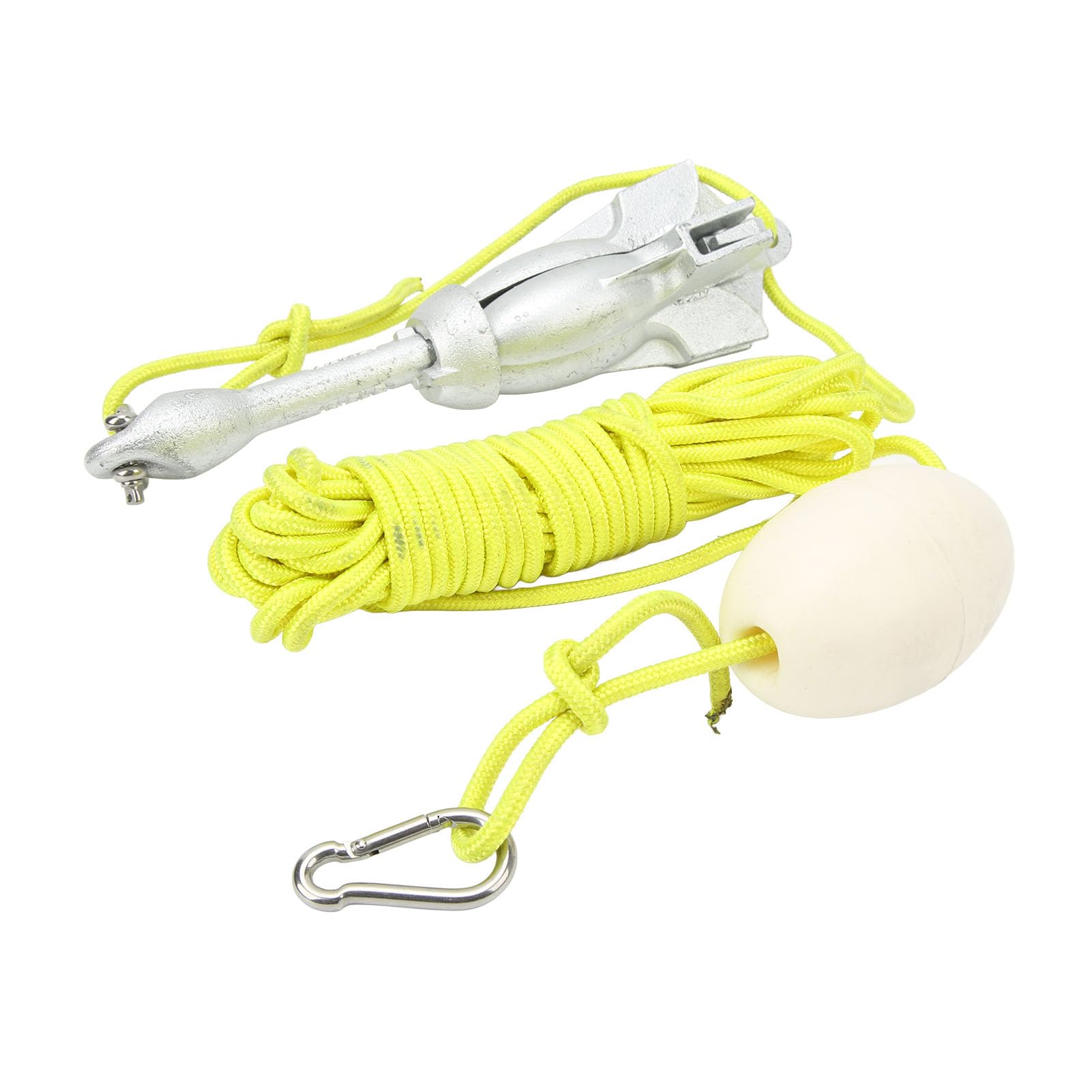 Kit di Ancoraggio per Nave Marina con 4 Anchor Claw, Ancora Pieghevole per Barca con Borsa di stoccaggio, Ancora Portatile a Prova di Acciaio al Carbonio per Kayak Canoe Paddle