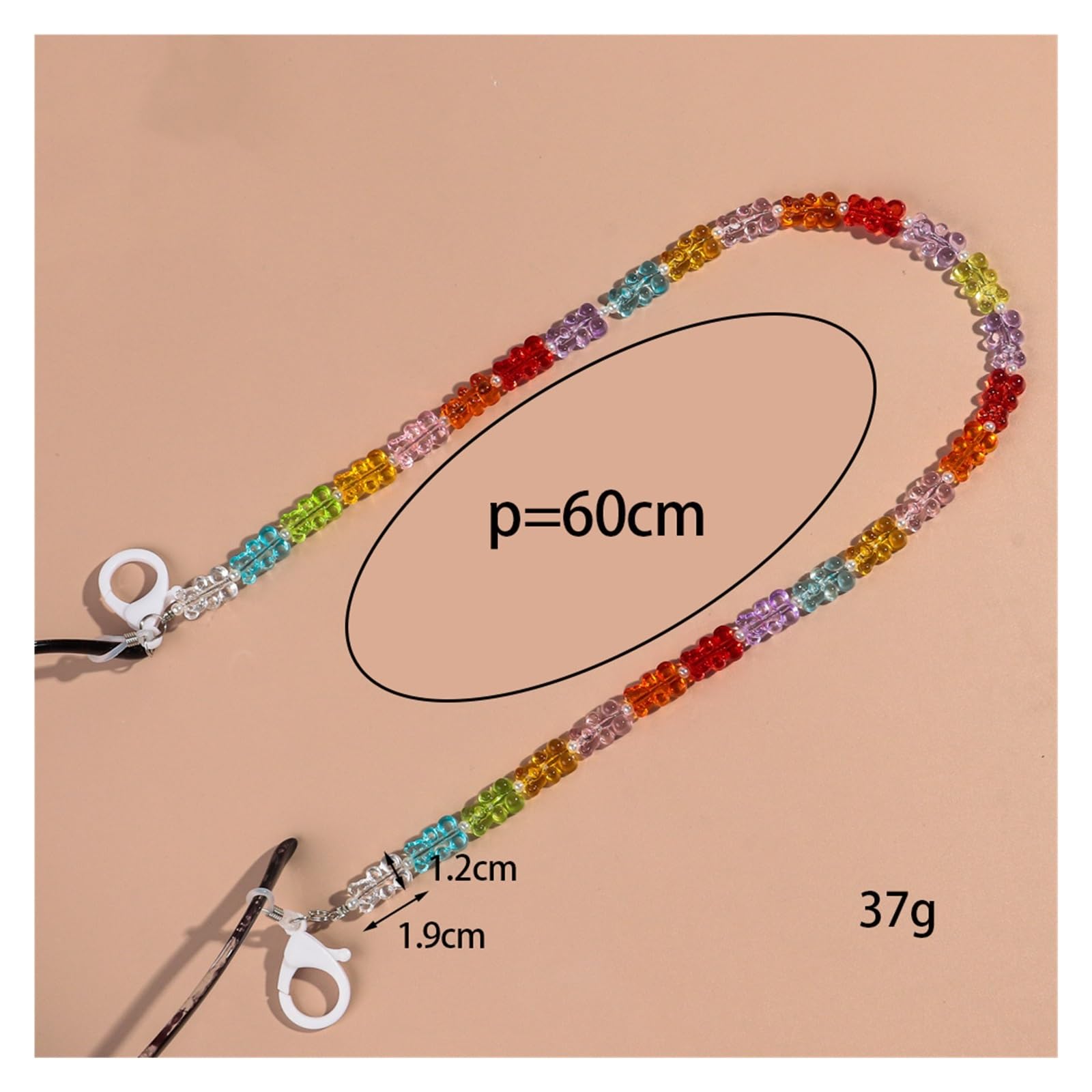 6pcs Sunglasses Chain Für Brillen