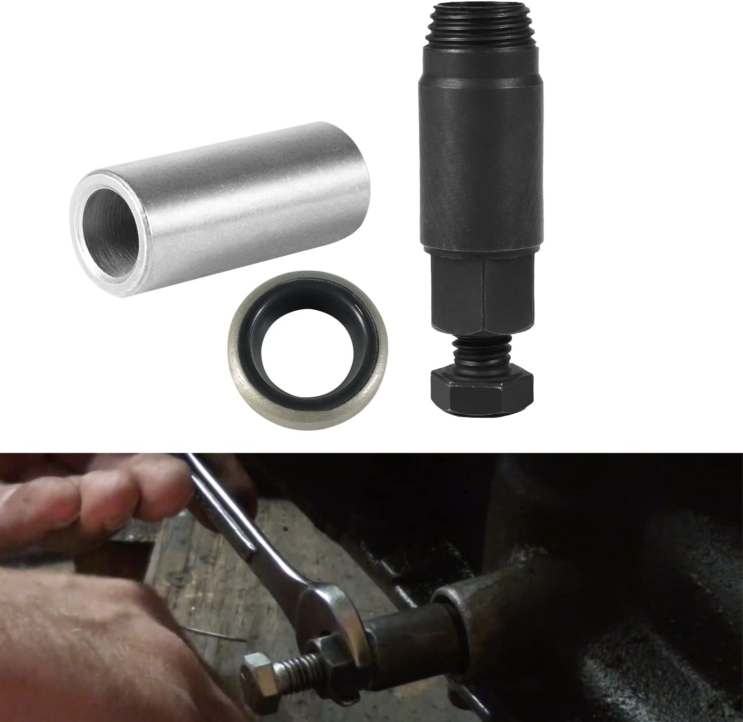For GM Transmission Shifter Seal Remover Installer Compatible with Turbo 300 350 400 700-R4 4L60 Includes Seal