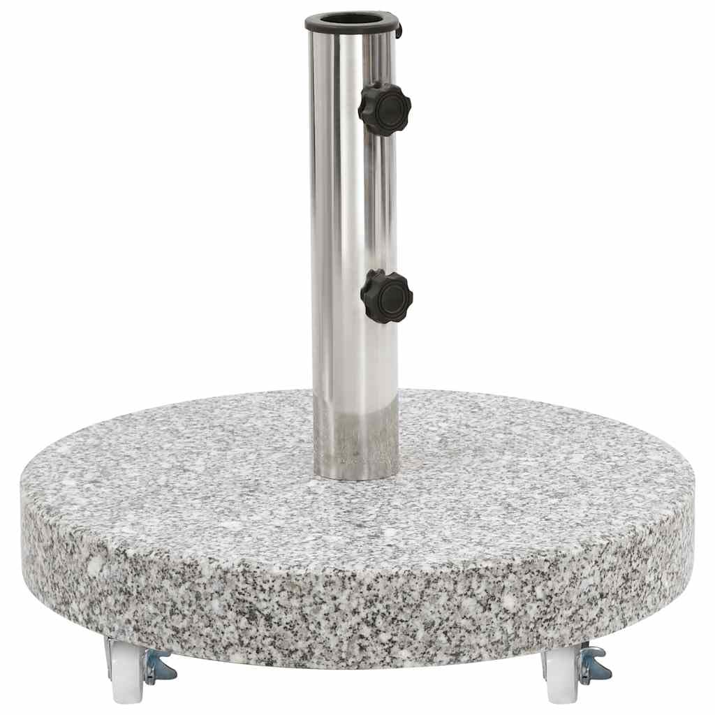 vidaXL Parasolvoet Vierkant 30 kg Parasol Parasolstandaard Standaard Parasolvoet Parasolvoetstuk Voetstuk Houd Parasol Parasolhouders Graniet Zwart