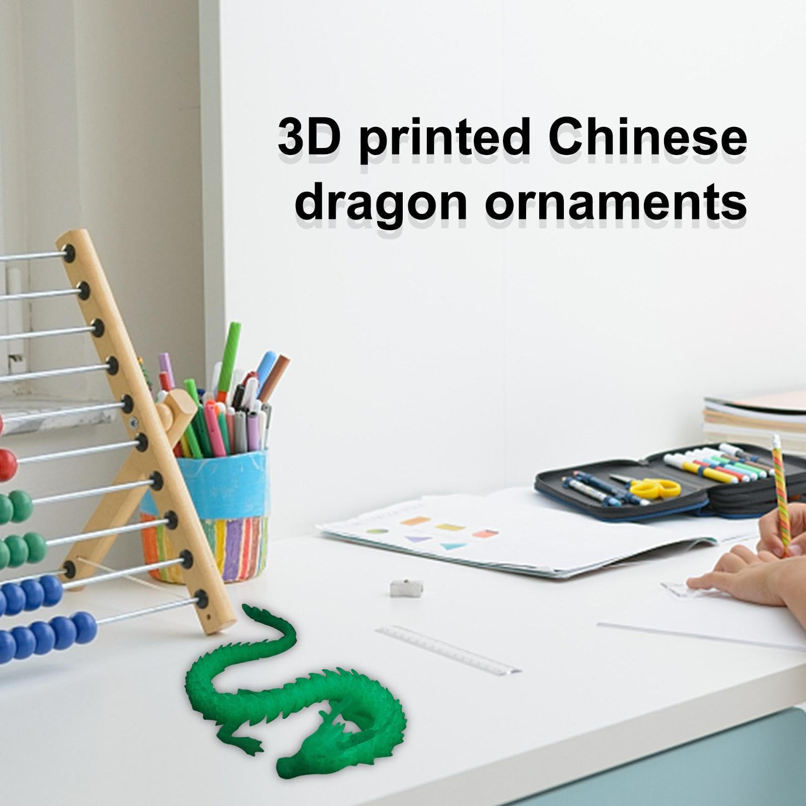 Dragón Articulado Impreso En 3D – Huevo De Dragón Fidget Toy, Decoración De Escritorio Con Movimiento, Regalo Original