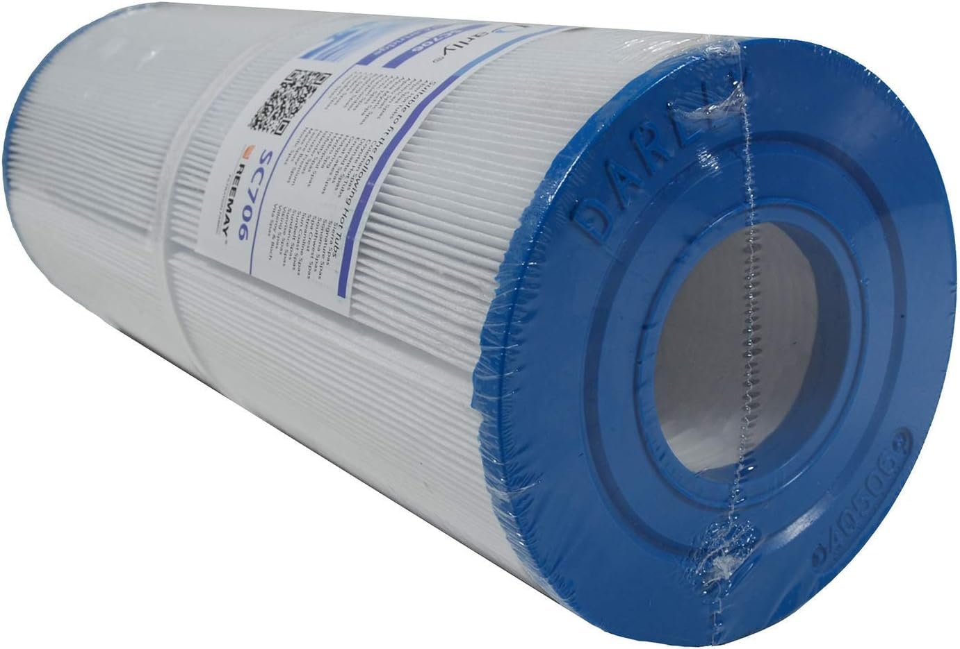 Darlly, Cartuccia per filtro di vasca idromassaggio Unicel c4950/C-4950, Pleatco PRB501N, per Spa con vasche Arctic, Beachcomber, Canadian, Hydropool e Jacuzzi, 127 cm