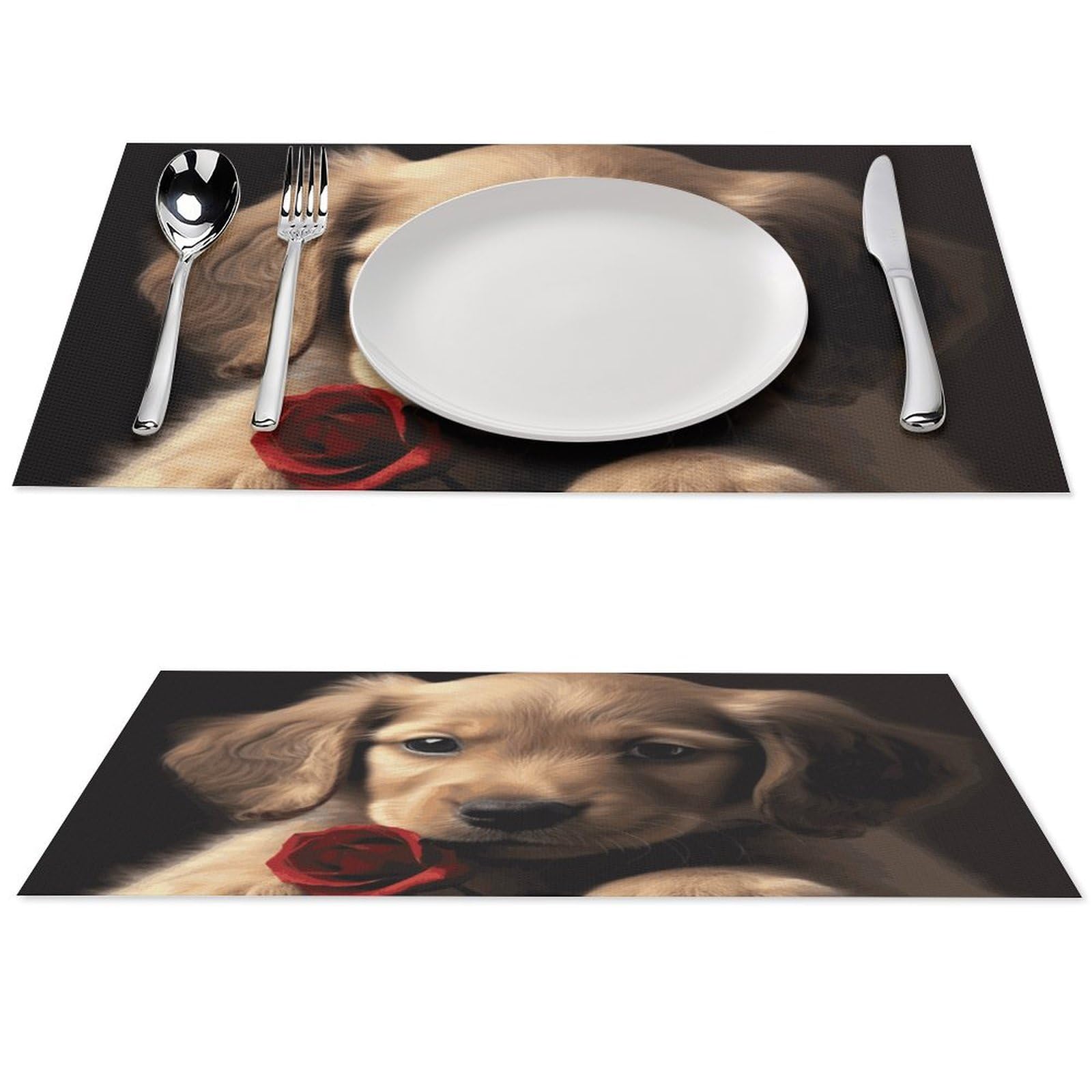 Sets de table en PVC durables et de qualité supérieure pour décoration de bureau moderne