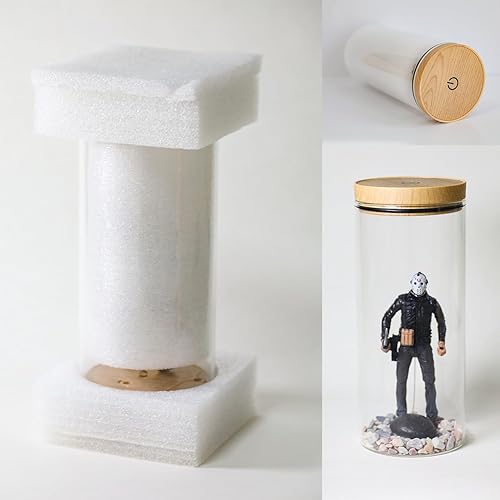 Miniatura 4 de JORPKRAL Lámpara de agua Jason Voorhees 2024, lámpara de agua Jason Voorhees, lámpara de agua Jason, lámpara de terror, mercancía de película de