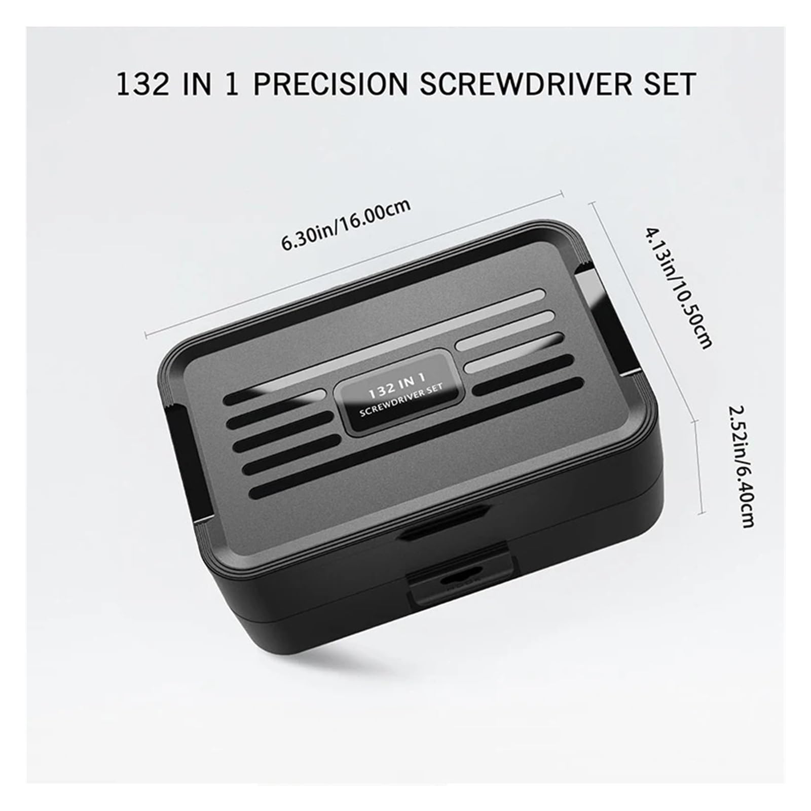Zestaw Kluczy 132 W 1 Zestaw Precyzyjnych Śrubokrętów Wielofunkcyjny Mini Zestaw Narzędzi Ręcznych Do Naprawy Komputerów, Laptopów, Telefonów Komórkowych I Komp(Czarny)
