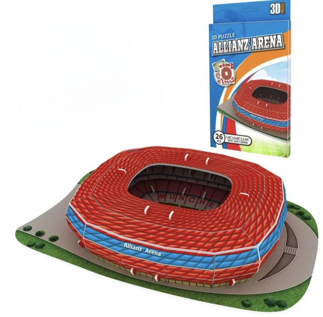 3d Munich Allianz Arena Football Stadium Model Collectible Jigsaw Puzzle