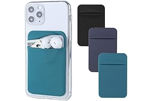3 Pack Phone Credit Card Pocket for Back of Phone