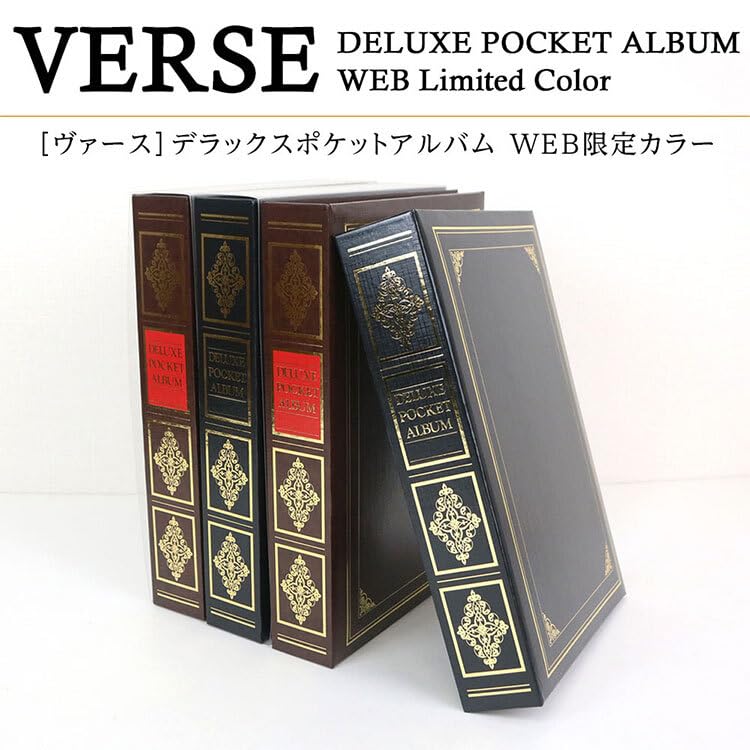 Nakabayashi 1PL-152-D [Web Limited Edition] Nakabayashi File Pocket Album Verse Black